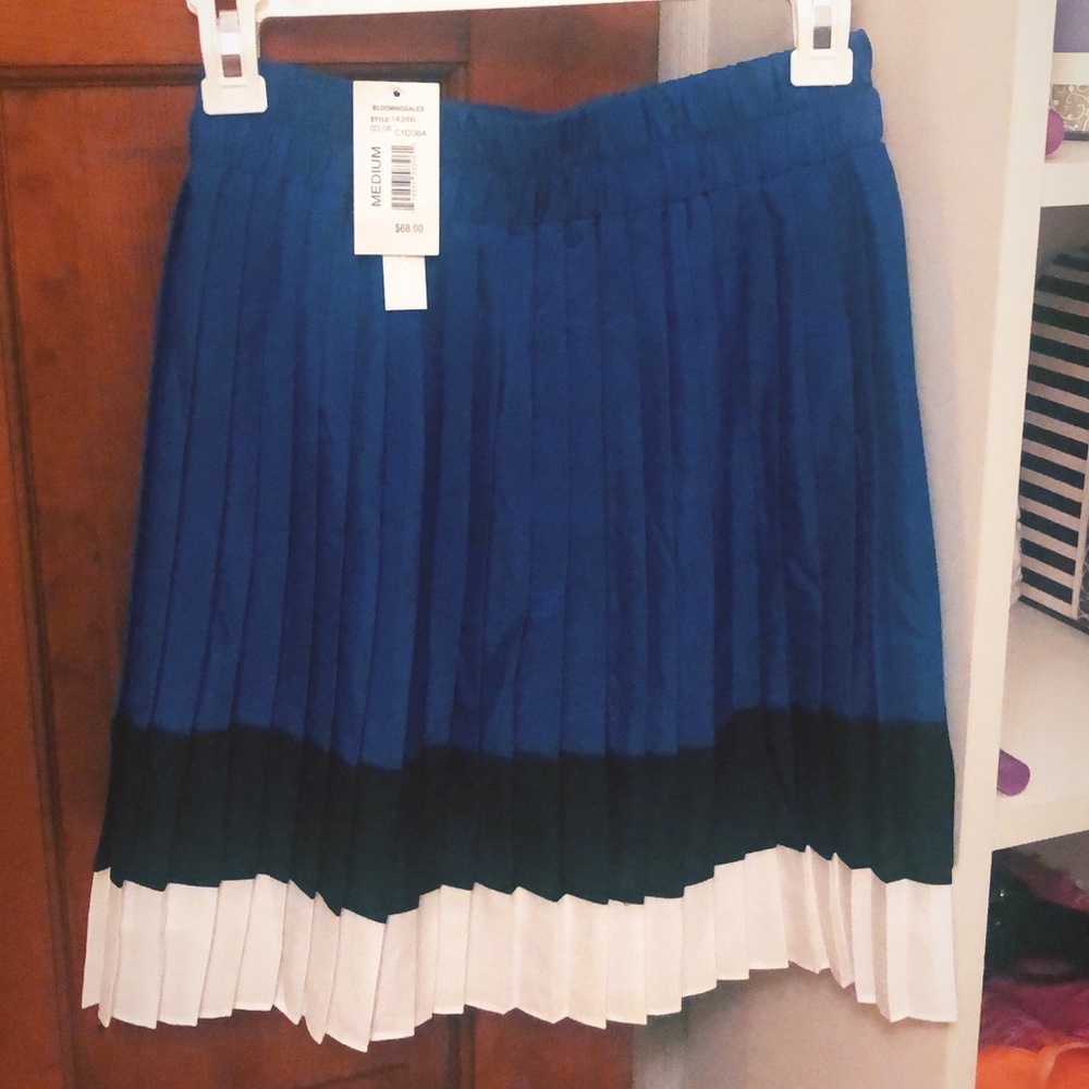 NWT Aqua Pleated Skirt
